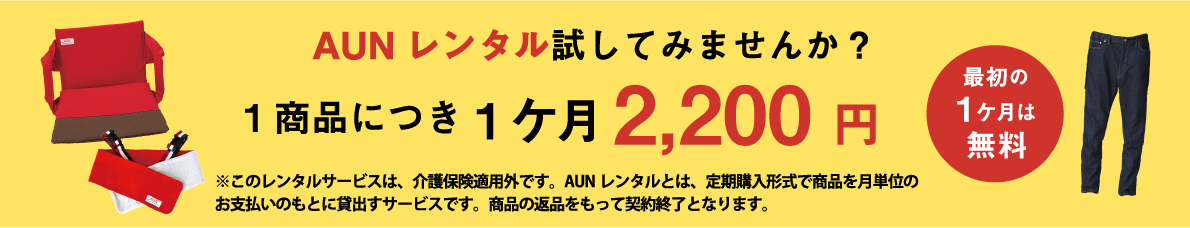 AUNレンタル試してみませんか？